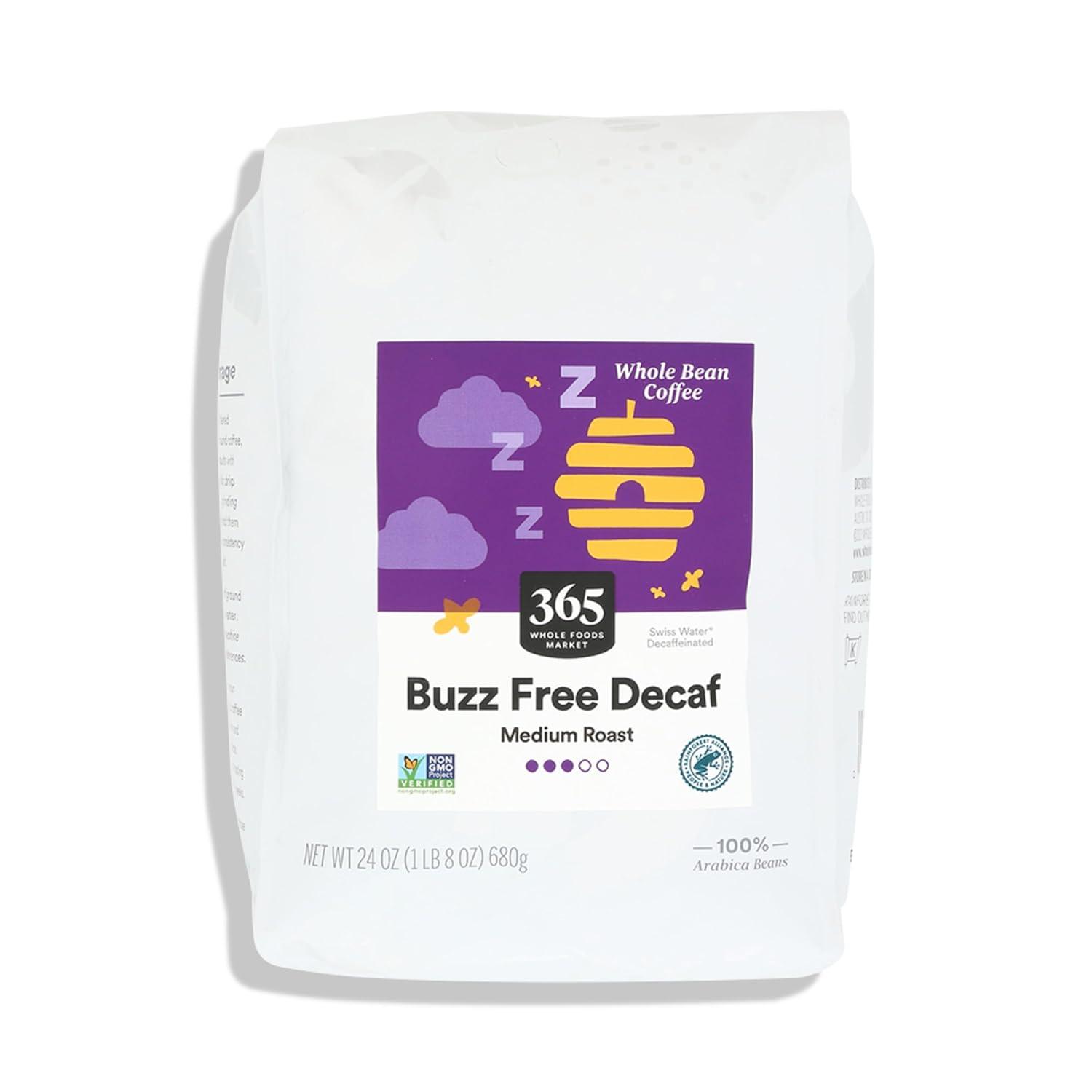 image:image365 by Whole Foods Market Buzz Free Whole Bean Decaf Coffee 24 OZDecaf