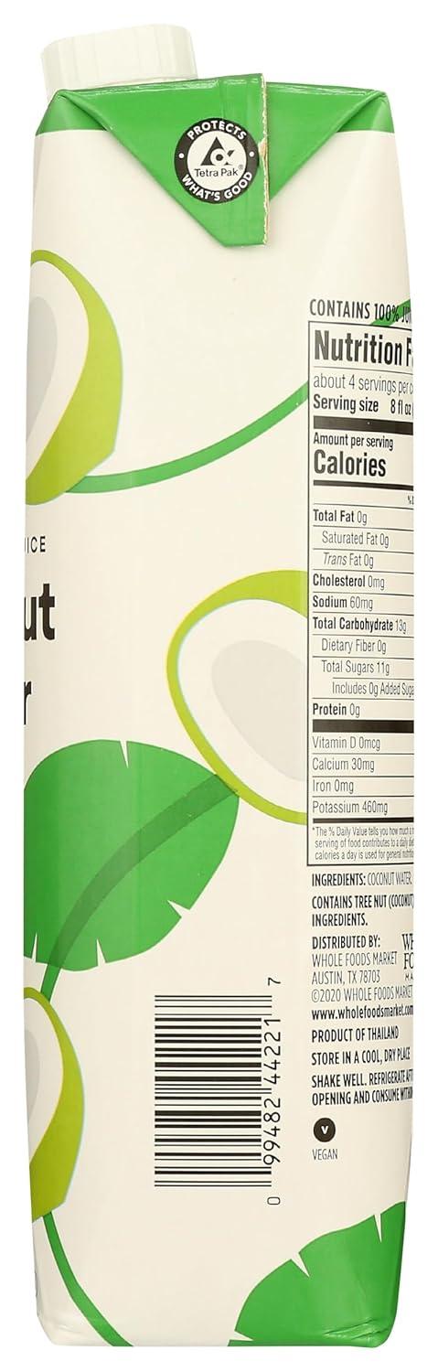 image:image365 by Whole Foods Market Coconut Water 100 PulpFree 176 Fl OzCoconut Water