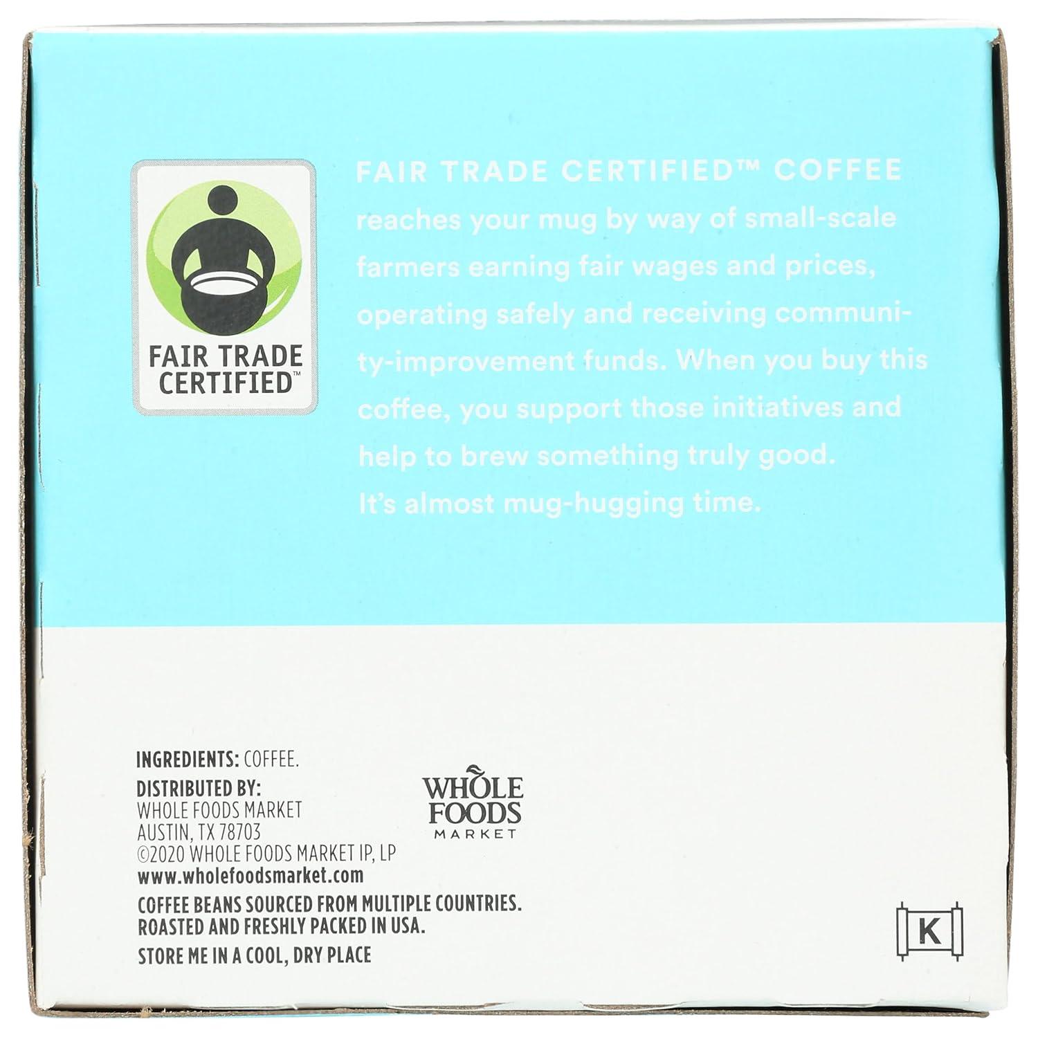 image:image365 by Whole Foods Market Dark Java Coffee Pods Dark French Roast 100 Arabica Beans 12 CountOriginal