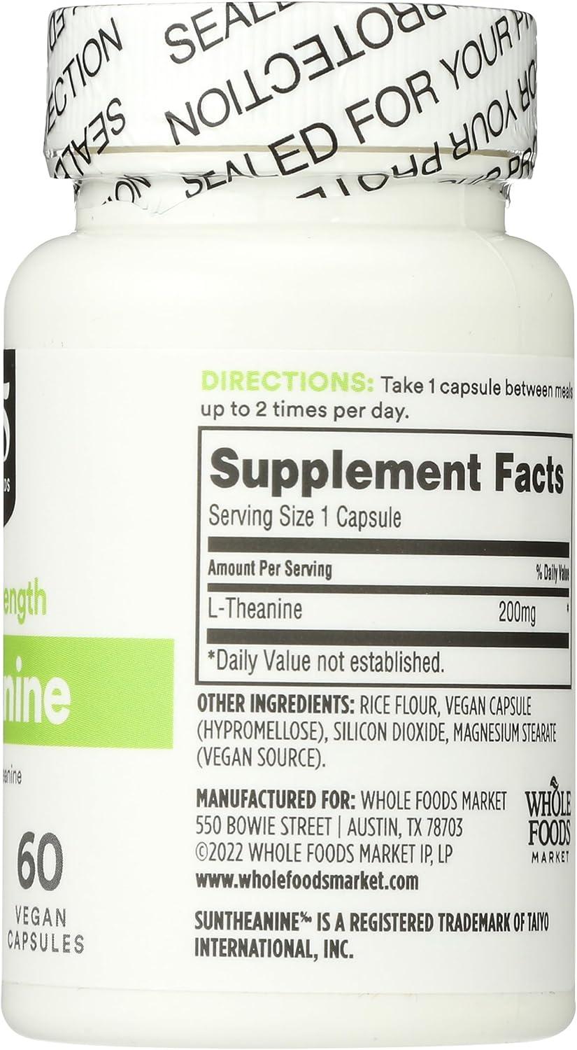 image:image365 by Whole Foods Market L Theanine Double Strength 200mg 60 Count