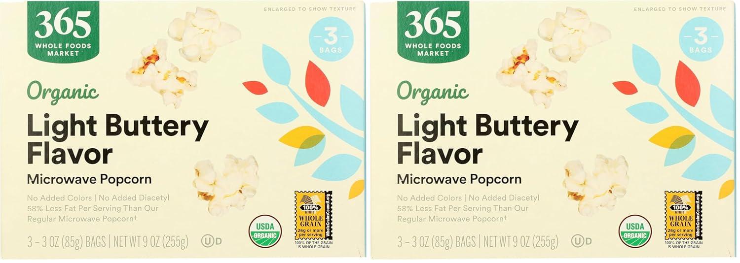 image:image365 by Whole Foods Market Organic Microwave Popcorn 21 OunceButter