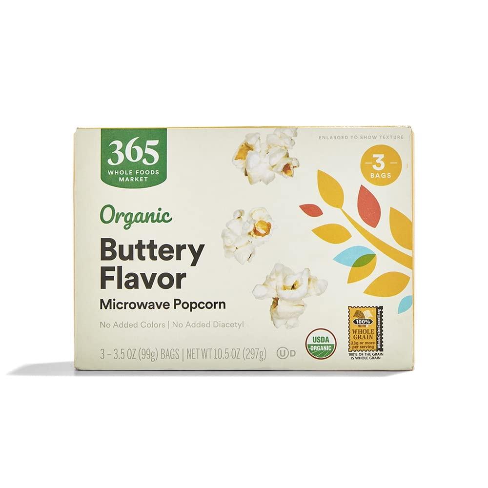 image:image365 by Whole Foods Market Organic Microwave Popcorn 21 OunceButter