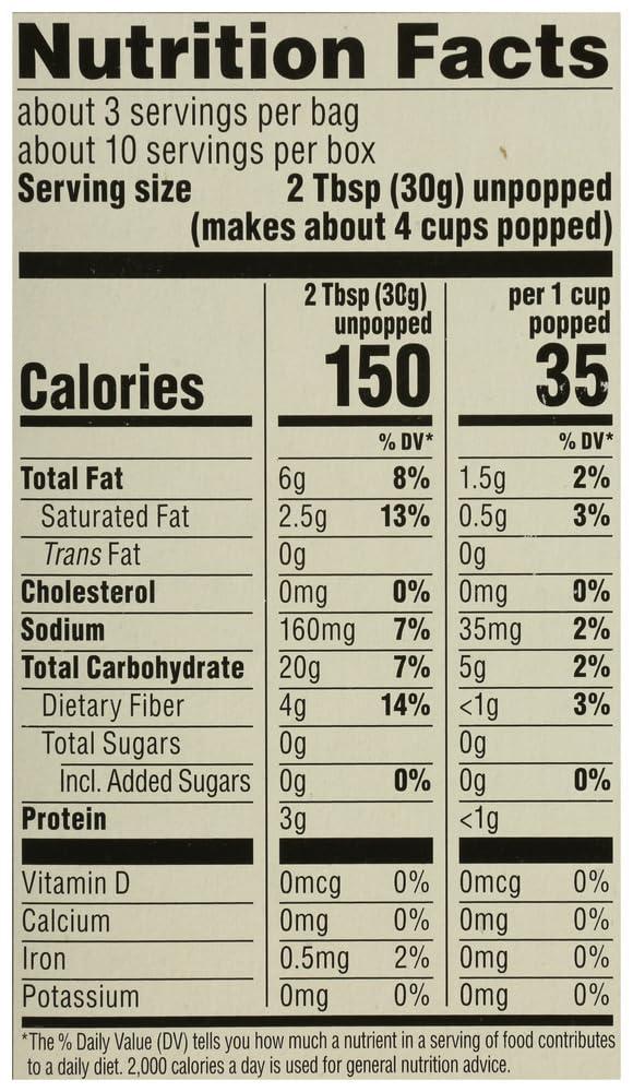 image:image365 by Whole Foods Market Organic Microwave Popcorn 21 OunceButter