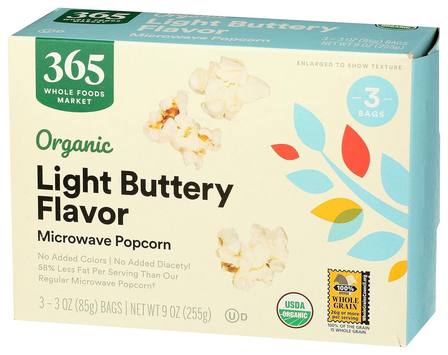 image:image365 by Whole Foods Market Organic Microwave Popcorn 21 OunceButter