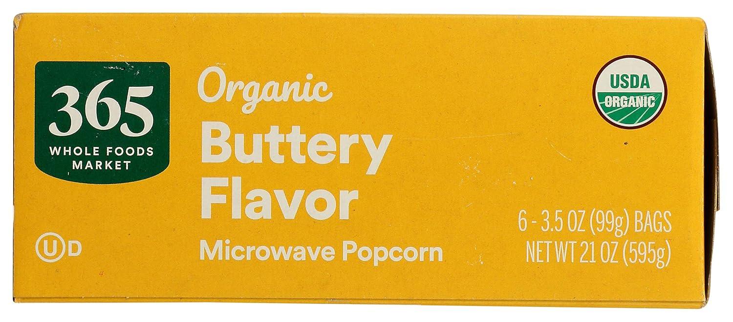 image:image365 by Whole Foods Market Organic Microwave Popcorn 21 OunceOrganic