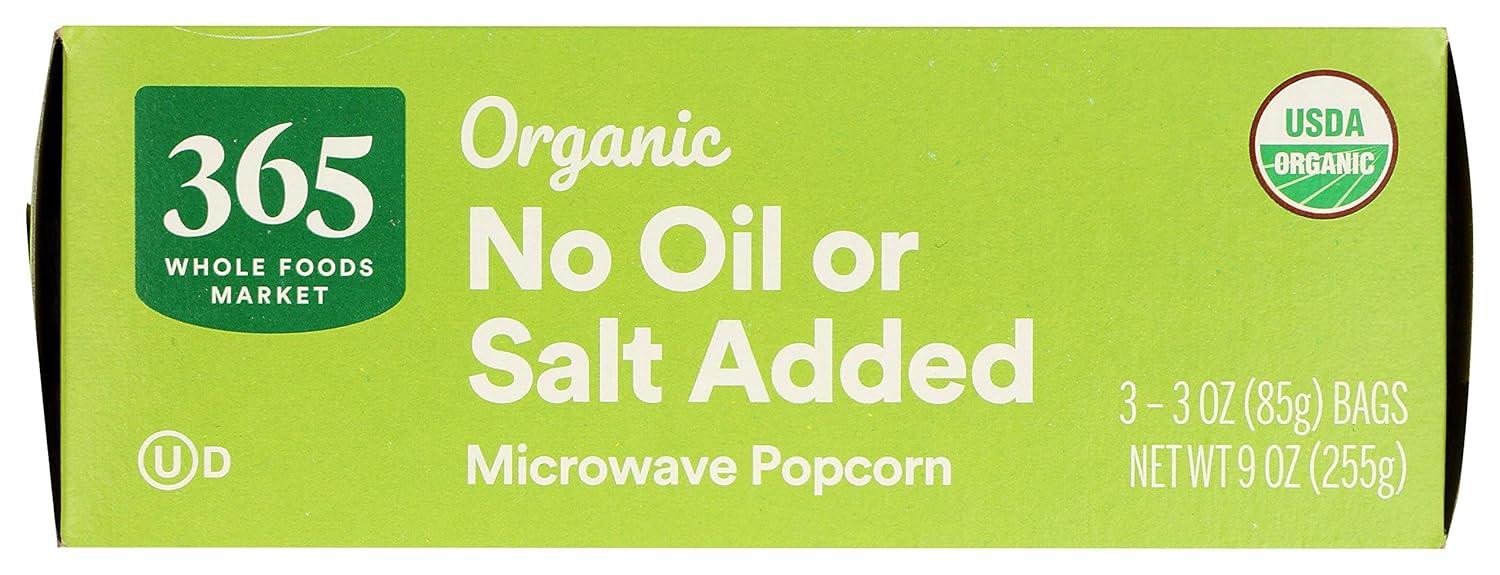 image:image365 by Whole Foods Market Organic Microwave Popcorn 21 OunceOrganic
