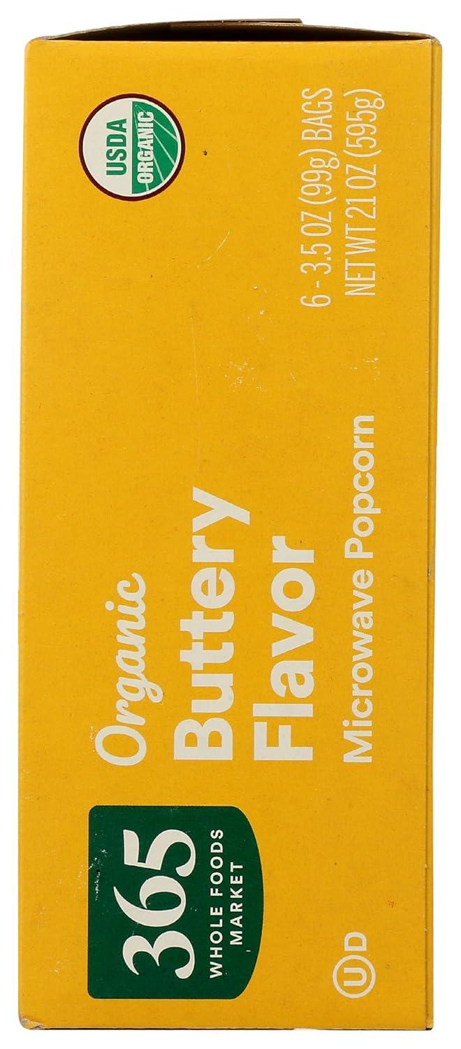 image:image365 by Whole Foods Market Organic Microwave Popcorn 21 OunceOrganic