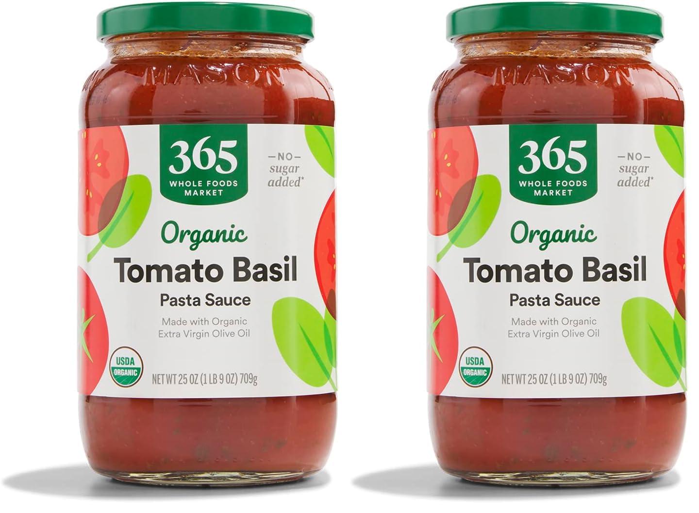 image:image365 by Whole Foods Market Organic Portobello Mushroom Pasta Sauce 25 OunceTomato Basil