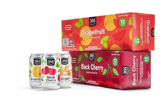 image:imageWhole Foods 365 Everyday Value Sparkling Water Pure 12 CountBlack Cherry