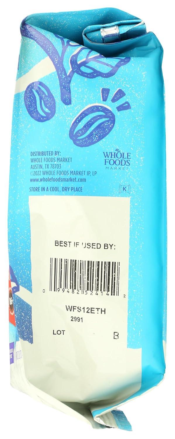 image:imageWhole Foods Market Ethiopia Single Origin Whole Bean Coffee Light Roast Cocoa Powder Dried Berries amp Orange 12 Ounce12 Ounce Pack of 1