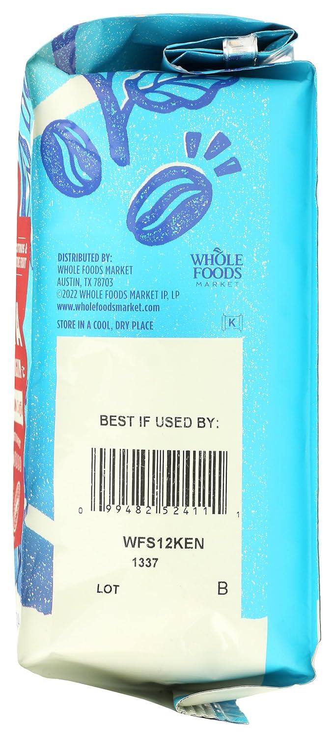 image:imageWhole Foods Market Kenya Single Origin Whole Bean Coffee Light Roast Black Currant Citrus amp Stone Fruit 12 Ounce