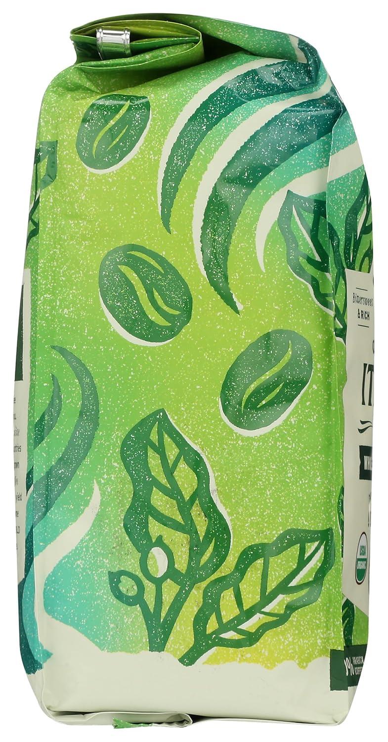 image:imageWhole Foods Market Organic Whole Bean Coffee Dark Italian Roast Bittersweet Rich amp Velvety 12 Ounce12 Ounce Pack of 1