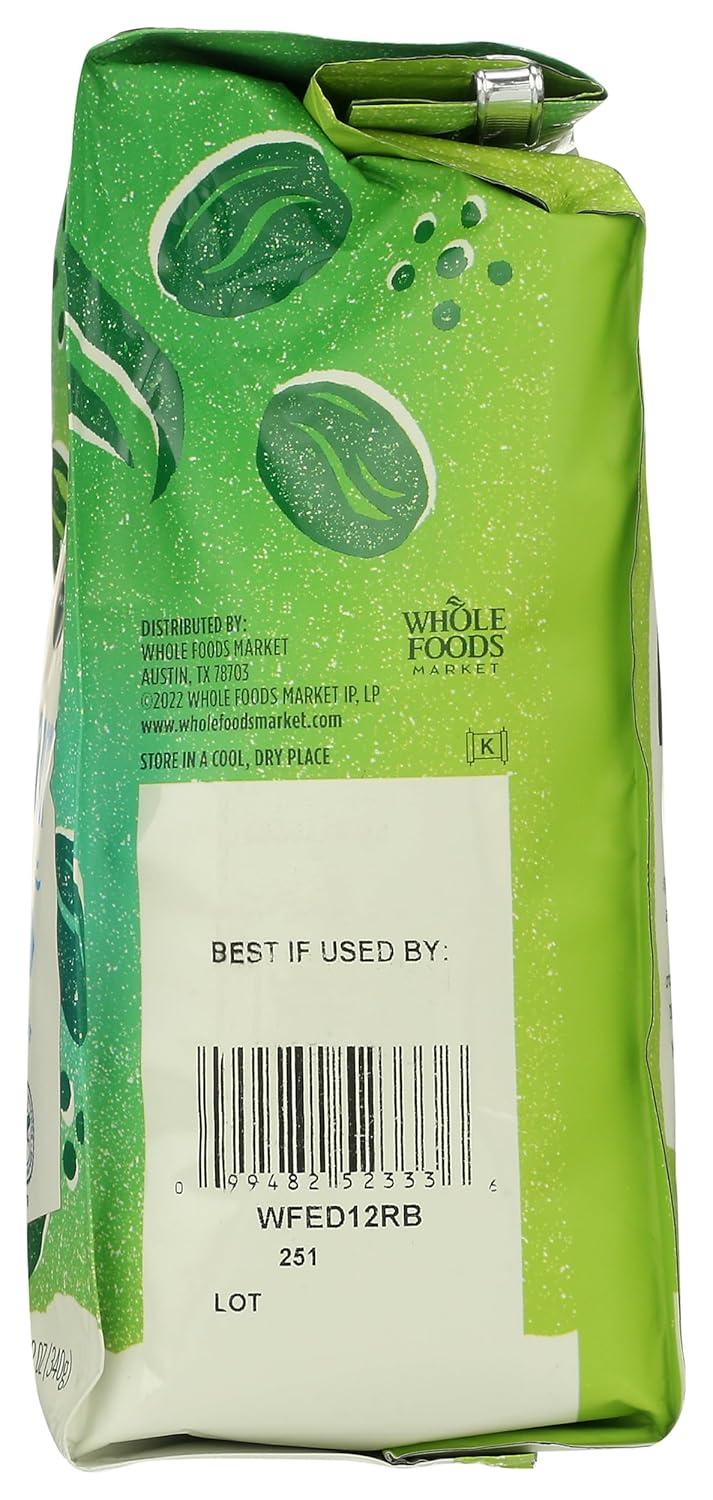 image:imageWhole Foods Market Rainforest Blend MediumDark Roast Ground Coffee Cocoa Caramel amp Toasted Almond 12 Ounce12 Ounce Pack of 1