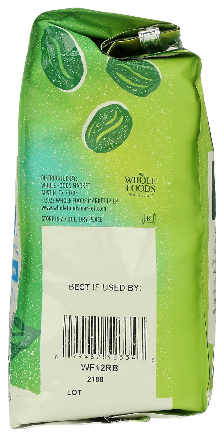 image:imageWhole Foods Market Rainforest Blend MediumDark Roast Whole Bean Coffee Cocoa Caramel amp Toasted Almond 12 Ounce12 Ounce Pack of 1
