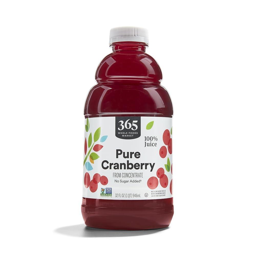 image:image365 by Whole Foods Market 100 Cranberry Juice 32 Fl Oz32 Fl Oz Pack of 1