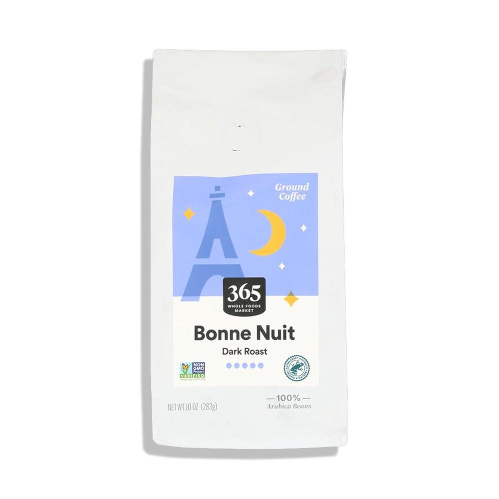 image:image365 by Whole Foods Market Bonne Nuit Ground Coffee Dark Roast 10 Ounce10 Ounce Pack of 1