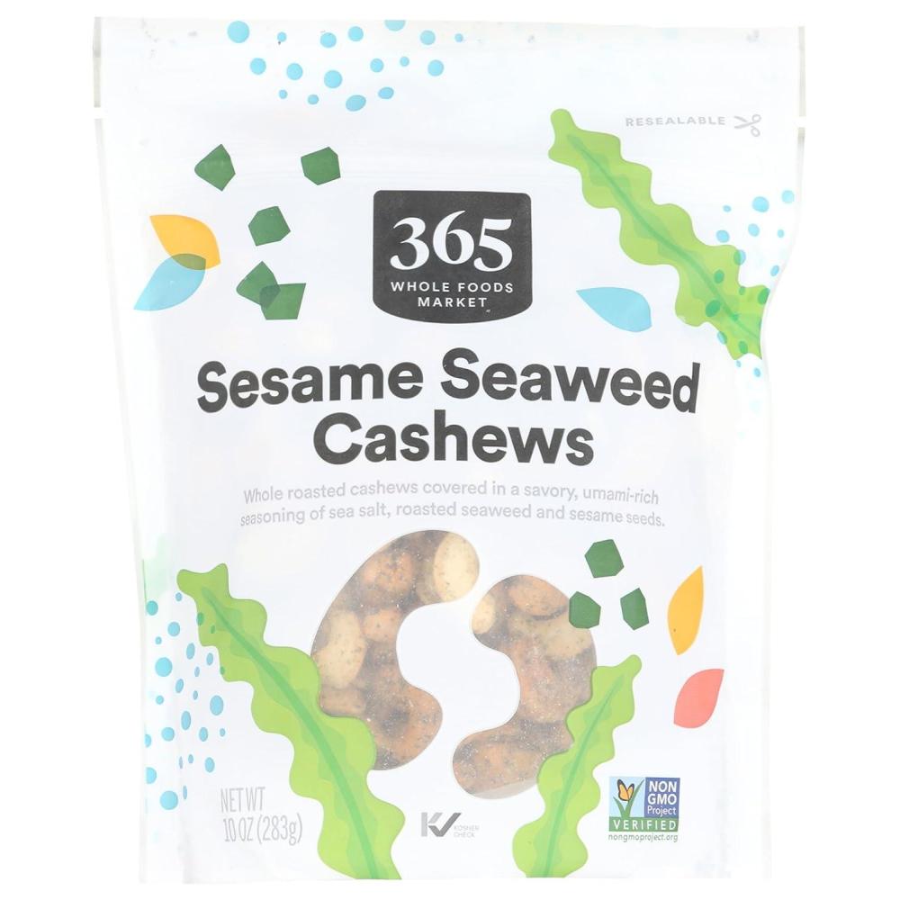 image:image365 by Whole Foods Market Cashews Seaweed Seasoned 10 Ounce