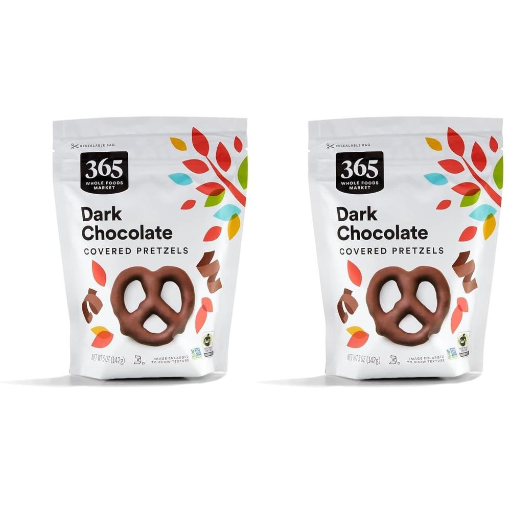 image:image365 by Whole Foods Market Dark Chocolate Pretzels 5 Ounce5 Ounce Pack of 2