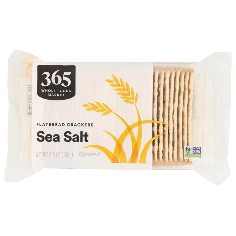 image:image365 by Whole Foods Market Flatbread Crackers Original Salt 65 Ounce