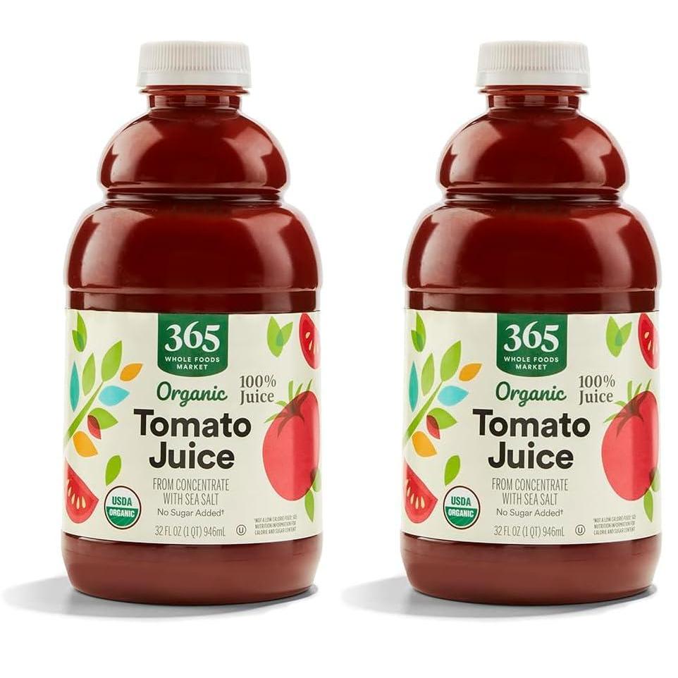 image:image365 by Whole Foods Market Organic 100 Juice Tomato 32 fl oz32 Fl Oz Pack of 2