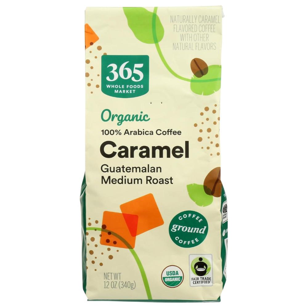 image:image365 by Whole Foods Market Organic Caramel Ground Coffee 12 Ounce12 Ounce Pack of 1