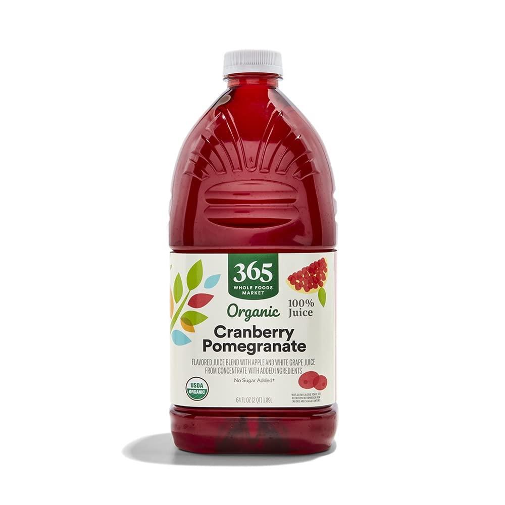 image:image365 by Whole Foods Market Organic CranberryPomegranate Juice Blend 64 Fl Oz64 Fl Oz Pack of 1
