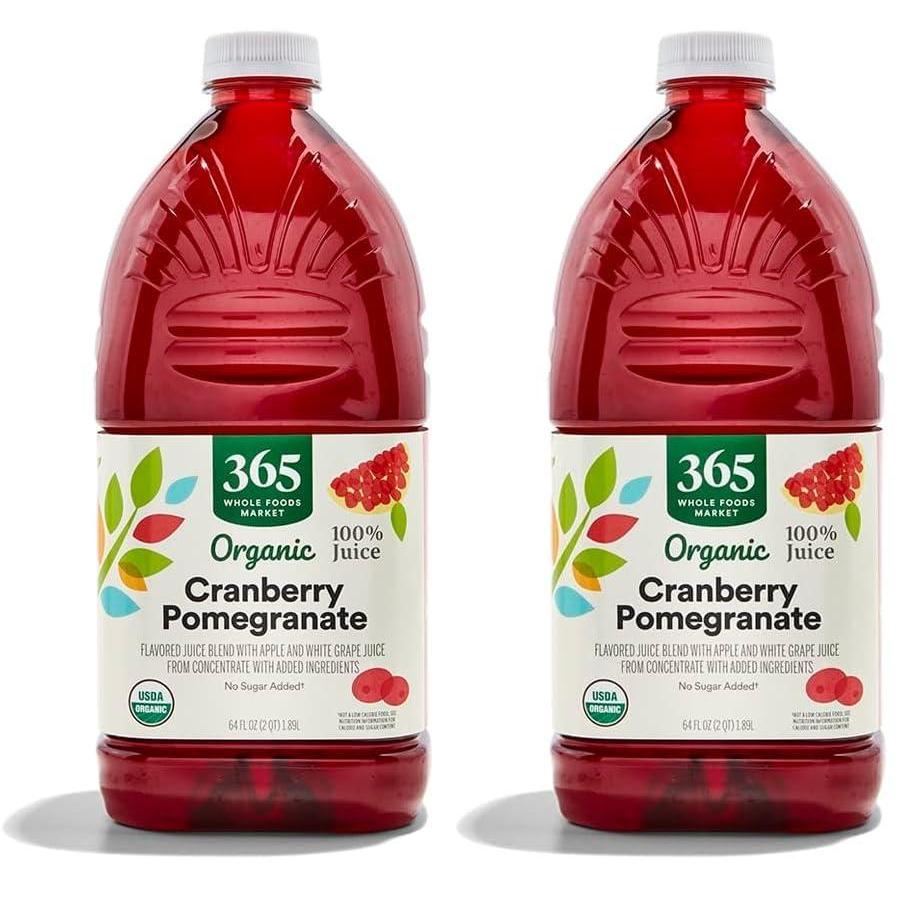 image:image365 by Whole Foods Market Organic CranberryPomegranate Juice Blend 64 Fl Oz64 Fl Oz Pack of 2