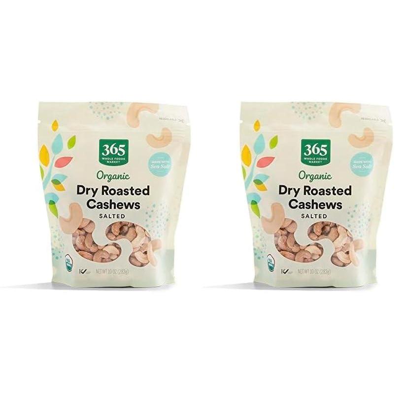 image:image365 by Whole Foods Market Organic Dry Roasted amp Salted Cashews 10 Ounce10 Ounce Pack of 2