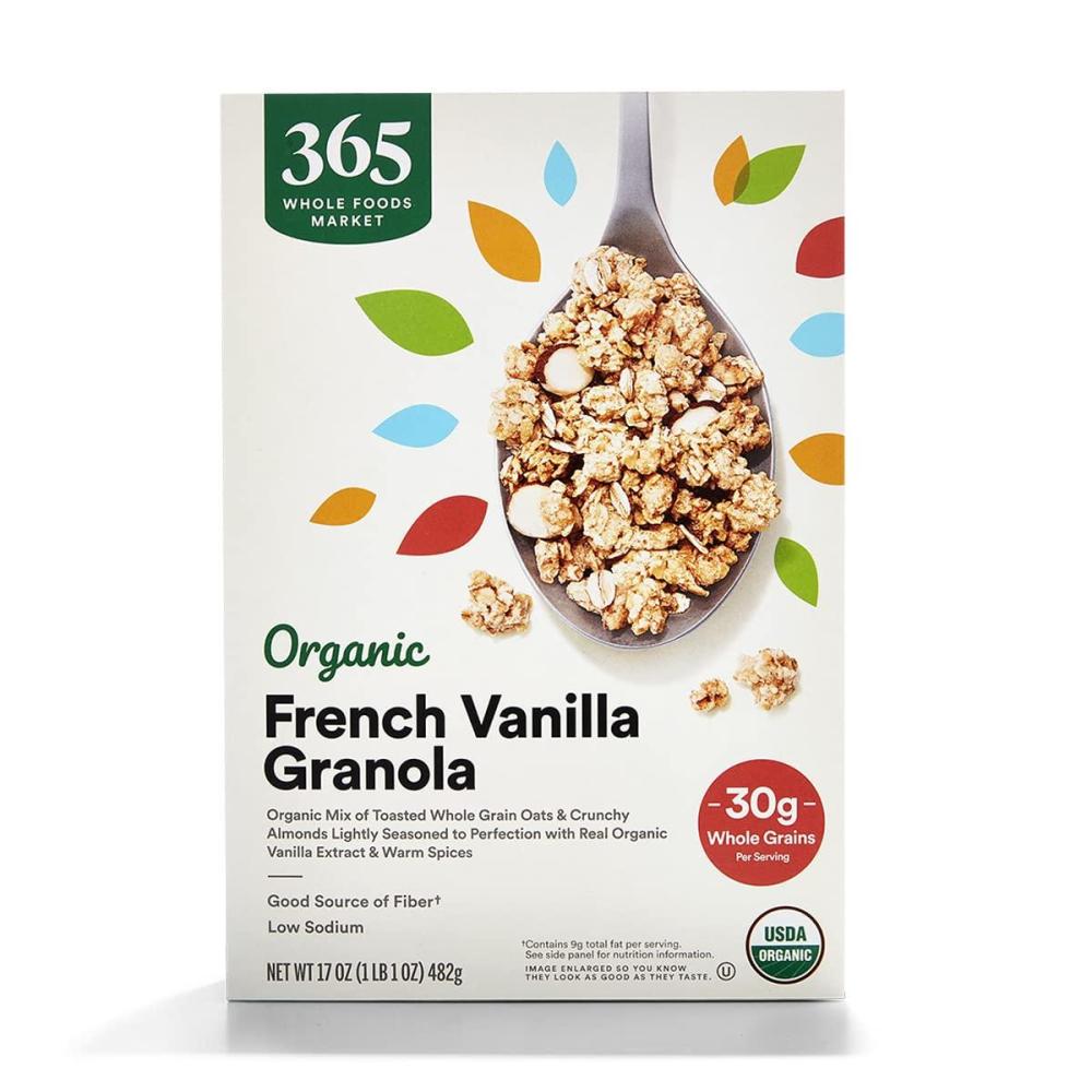 image:image365 by Whole Foods Market Organic French Vanilla Almond Granola 17 OunceFrench Vanilla Almond