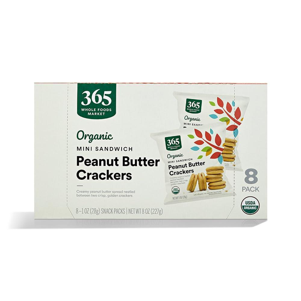 image:image365 by Whole Foods Market Organic Mini Cheese Sandwich Crackers 8 Count 1 OuncePeanut Butter