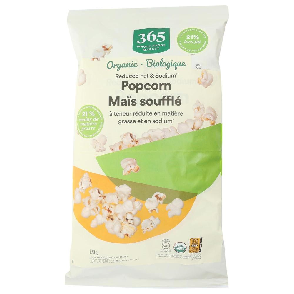image:image365 by Whole Foods Market Organic Reduced Fat And Sodium Popcorn 6 Ounce6 Ounce Pack of 1