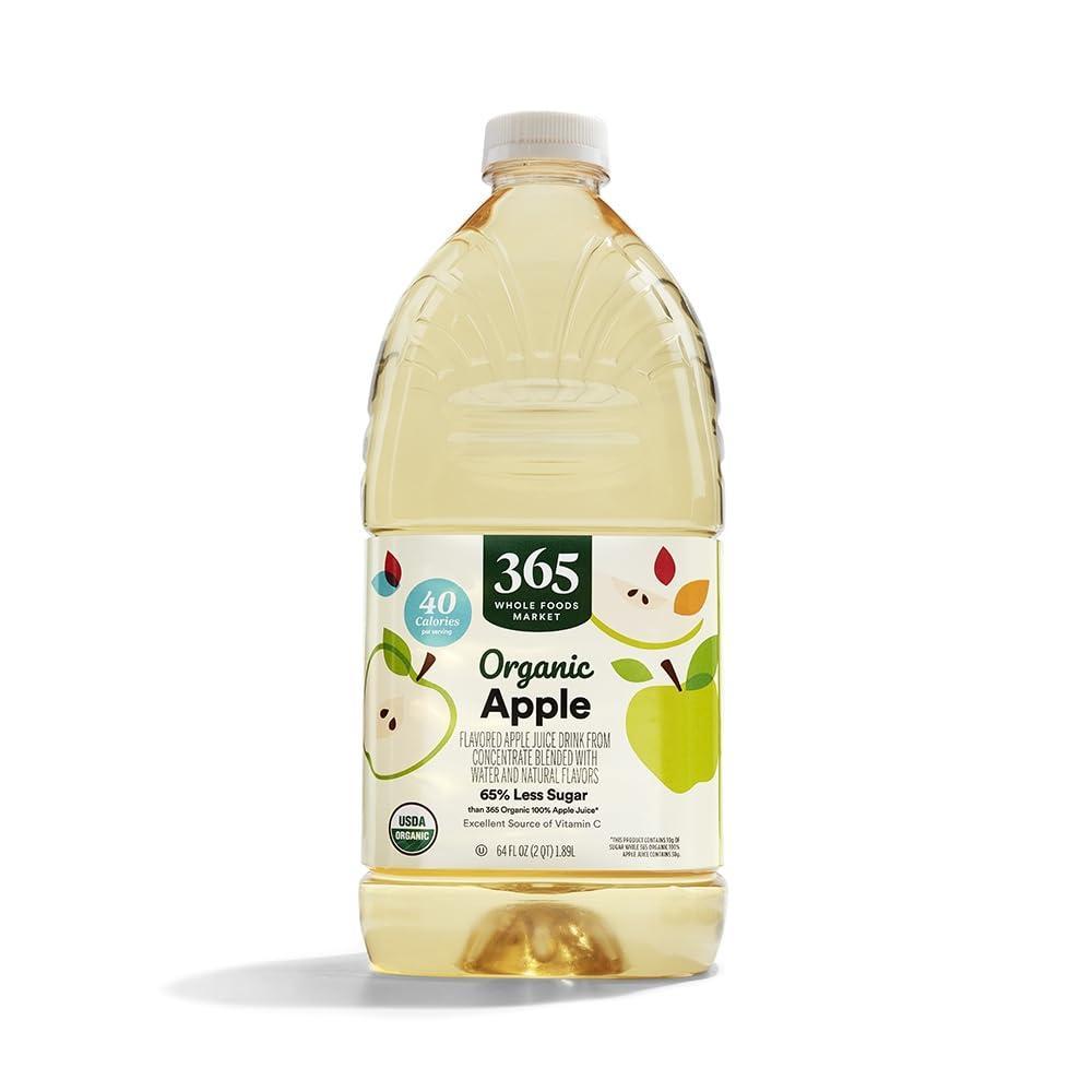 image:image365 by Whole Foods Market Organic ReducedSugar Apple Juice 64 Fl Oz64 Fl Oz Pack of 1