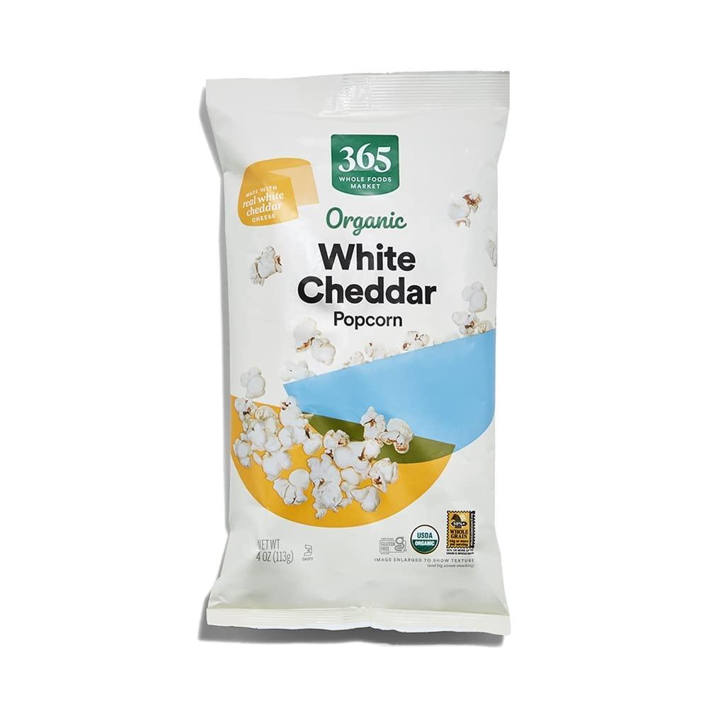 image:image365 by Whole Foods Market Organic White Cheddar Popcorn 4 OunceWhite Cheddar