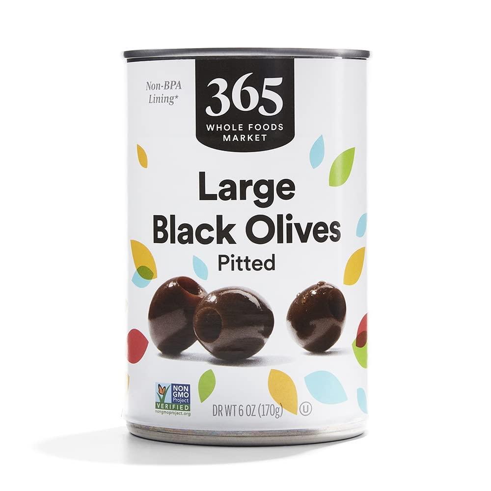 image:image365 by Whole Foods Market Ripe Large Pitted Olives 6 Ounce
