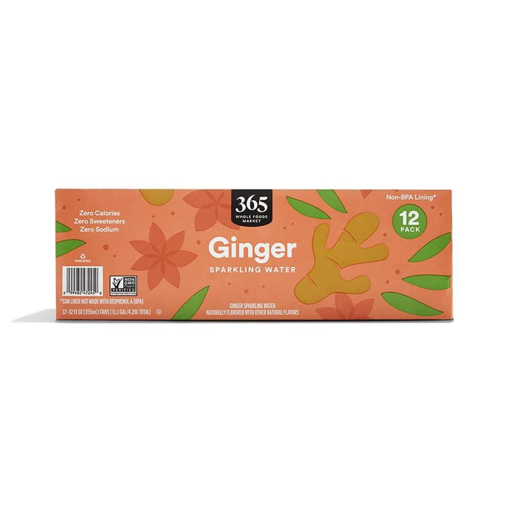 image:imageWhole Foods 365 Everyday Value Sparkling Water Pure 12 CountGinger