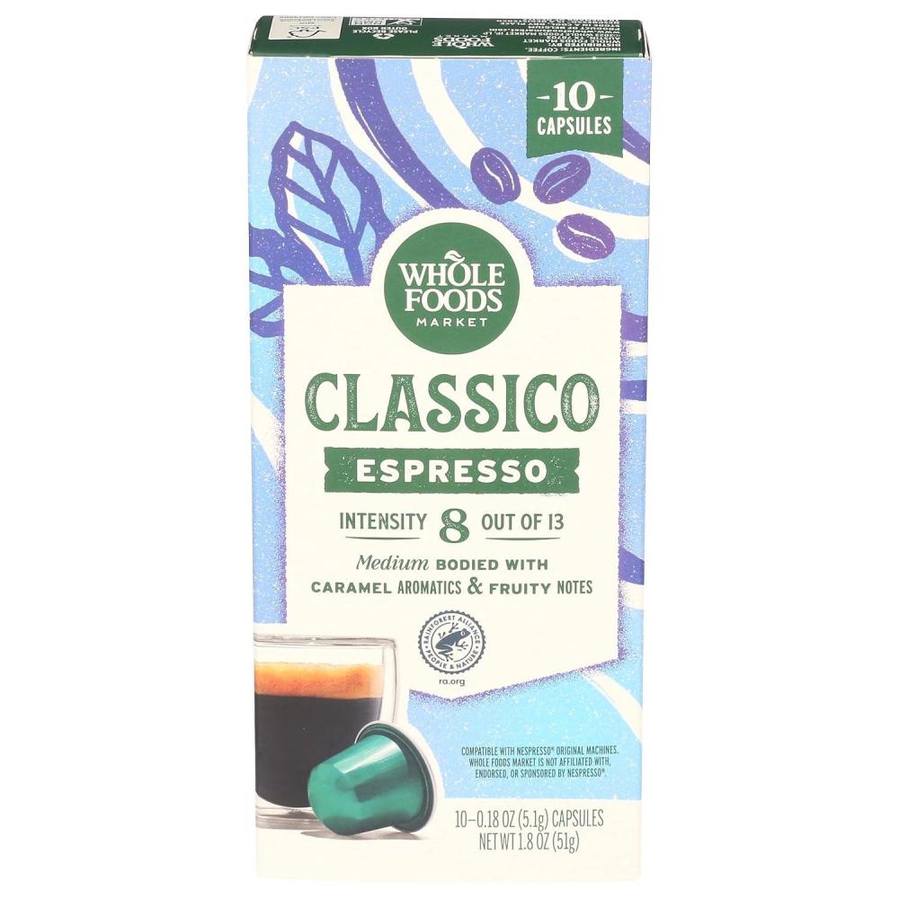 image:imageWhole Foods Market Coffee Espresso Espresso Capsules 10 Count 183 Ounce