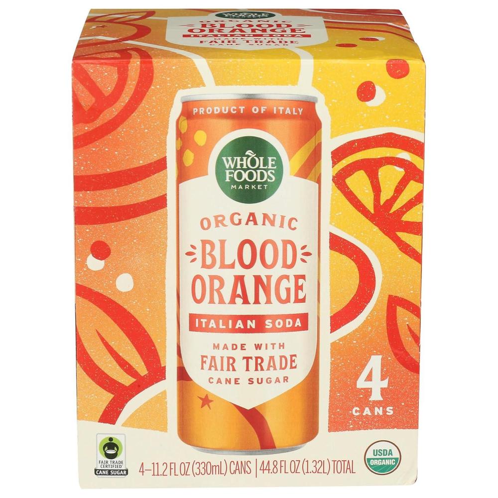 image:imageWhole Foods Market Organic Pink Grapefruit Italian Soda 112 Fl Oz 4 PackBlood Orange