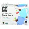365 by Whole Foods Market, Dark Java Coffee Pods, Dark French Roast, 100% Arabica Beans, 12 Count(Original)