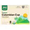 365 by Whole Foods Market, Organic Colombian Cup Coffee Pods, Medium-Dark Vienna Roast, 12 Count