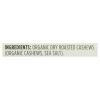 365 by Whole Foods Market, Organic Dry Roasted & Salted Cashews, 10 Ounce(10 Ounce (Pack of 2))