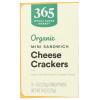365 by Whole Foods Market, Organic Mini Cheese Sandwich Crackers 8 Count, 1 Ounce(Cheese)