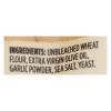 Whole Foods Market, Rustic Italian Crackers, Garlic & Sea Salt, 6 Ounce