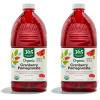 365 by Whole Foods Market, Organic Cranberry-Pomegranate Juice Blend, 64 Fl Oz(64 Fl Oz (Pack of 2))