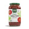 365 by Whole Foods Market, Organic Portobello Mushroom Pasta Sauce, 25 Ounce(Italian Herb)