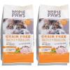 Whole Paws, Grain-Free Dry Cat Food, Chicken & Pea Recipe, Enhanced with Fiber & Prebiotics, Indoor Formula, 3.5 lb(56 Fl Oz (Pack of 2))