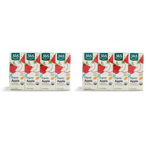 365 By Whole Foods Market, Featuring Wild Kratts, Organic 100% Juice From Concentrate, Apple (8 – 6.75 Fl Oz Boxes), 54 Fl Oz(6.75 Fl Oz (Pack of 16))