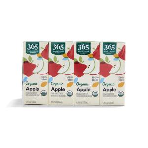 365 By Whole Foods Market, Featuring Wild Kratts, Organic 100% Juice From Concentrate, Apple (8 – 6.75 Fl Oz Boxes), 54 Fl Oz(6.75 Fl Oz (Pack of 8))