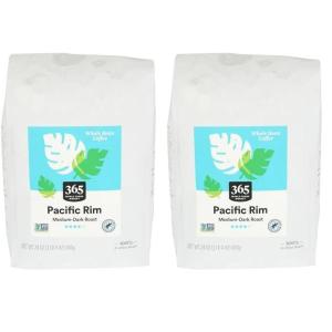 365 by Whole Foods Market, Coffee Pacific Rim Blend Vienna Roast Whole Bean, 10 Ounce(1.5 Pound (Pack of 2))