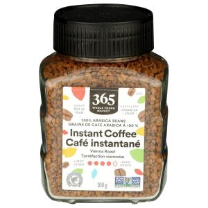 365 by Whole Foods Market, Instant Coffee, Dark Roast, 3.5 Ounce(3.5 Ounce (Pack of 1))