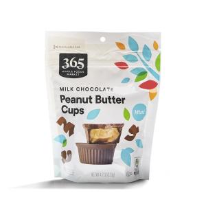 365 by Whole Foods Market, Mini Milk Chocolate Peanut Butter Cups, 4.7 Ounce